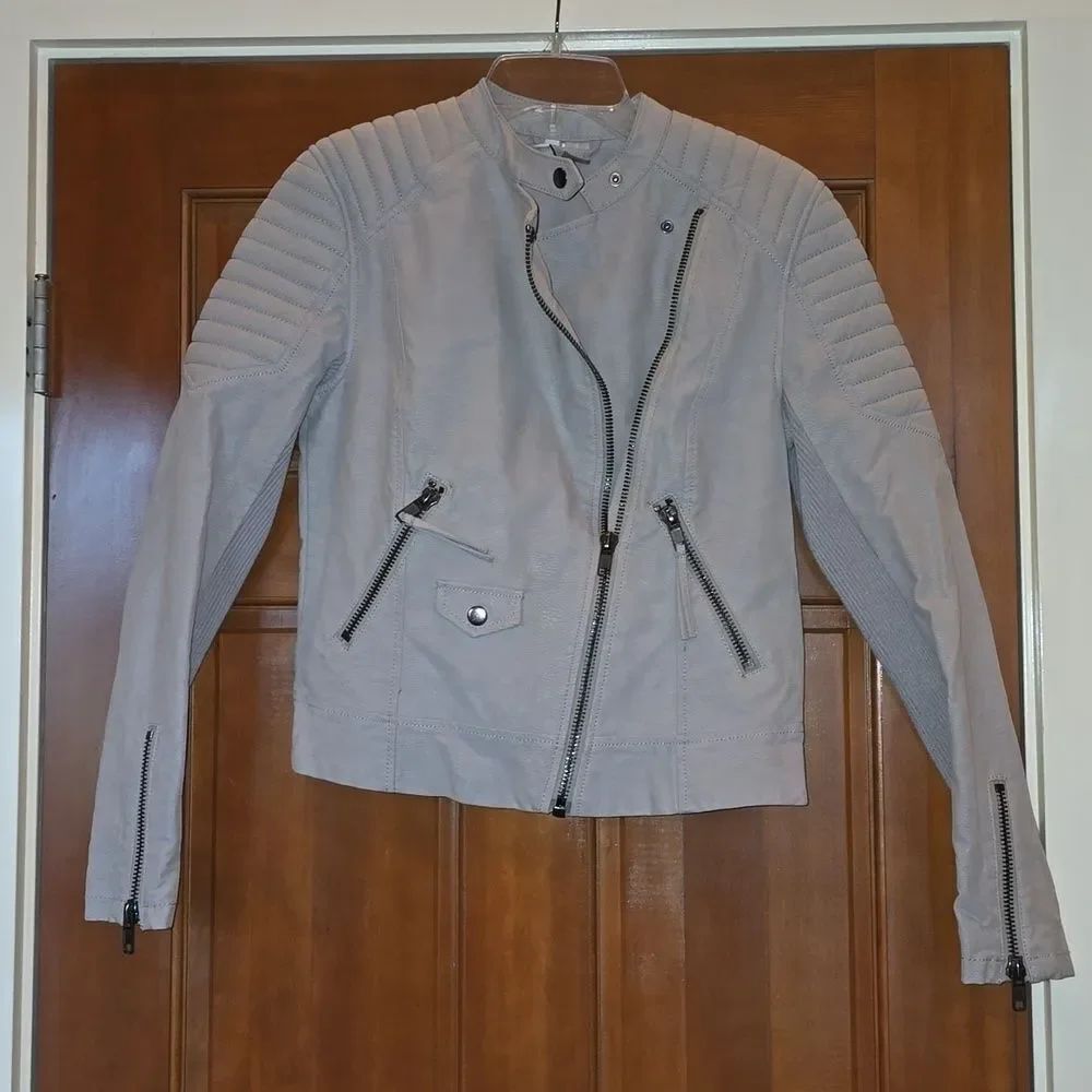 Pleather Moto Jacket, Size US 8, Euro 38,NWOT!